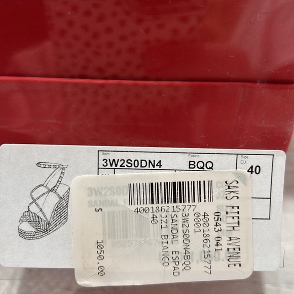 Valentino ROCKSTUD SILK TORCHON WEDGE SANDAL 115MM - Picture 12 of 14